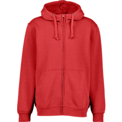 BASIC HOODY F ZIP - RED Standard Small1x1